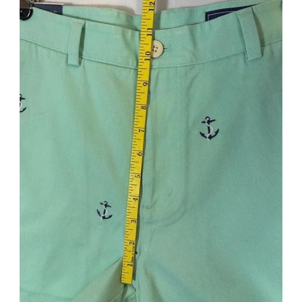 Vineyard Vines Classic Fit 9” Breaker Shorts Green Nautical Men’s 33” NWT